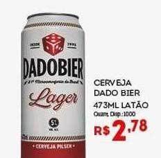 Bistek Supermercados Cerveja Dado Bier Latão oferta