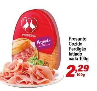 Ricoy Supermercados Presunto Cozido Perdigao fatiado cada 100g oferta