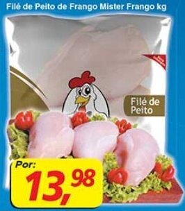 Supermercados Guanabara File de Peito de Frango Mister Frango 1kg oferta