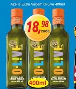 Supermercados Guanabara Azeite Extra Virgem O-Live 400ml oferta