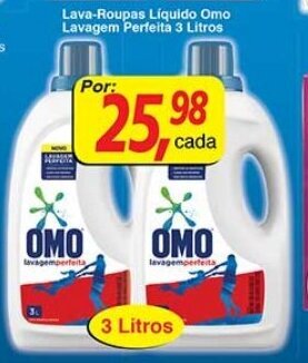 Supermercados Guanabara Lava Roupas Liquido Omo Lavagem Perfeita 3L oferta