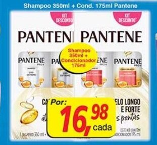 Supermercados Guanabara Shampoo 350ml + Cond. 175ml Pantene oferta