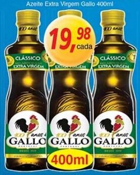 Supermercados Guanabara Azeite Extra Virgem Gallo 400ml oferta