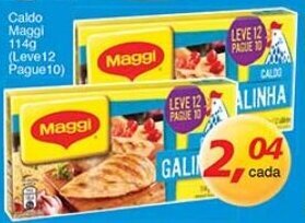 Supermercados Guanabara Caldo Maggi 114g oferta