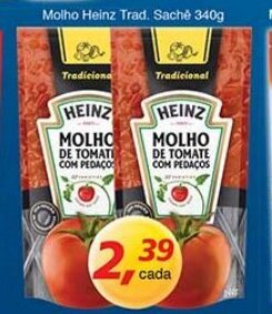 Supermercados Guanabara Molho Heinz Trad. Sache 340g oferta