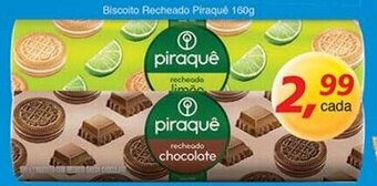 Supermercados Guanabara Biscoito Recheado Piraque 160g oferta