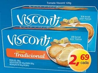 Supermercados Guanabara Torrada Visconti 120g oferta