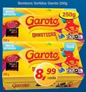 Supermercados Guanabara Bombons Sortidos Garoto 250g oferta