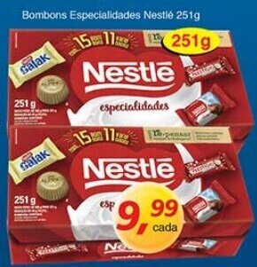 Supermercados Guanabara Bombons Especialidades Nestle 251g oferta