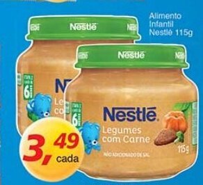 Supermercados Guanabara Alimento Infantil Nestle 115g oferta
