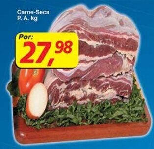 Supermercados Guanabara Carne Seca P.A 1kg oferta
