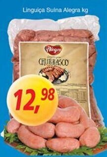 Supermercados Guanabara Linguica Suina Alegra 1kg oferta