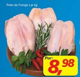 Supermercados Guanabara Peito de Frango Lar 1kg oferta
