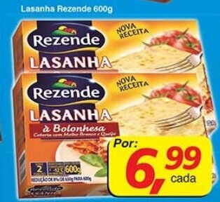 Lasanha Rezende 600g