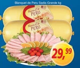 Supermercados Guanabara Blanquet de Peru Sadia Grande 1kg oferta