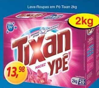 Supermercados Guanabara Lava Roupas em po Tixan 2kg oferta