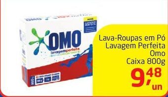 Tenda Atacado Lava-roupas em pó lavagem perfeita omo caixa 800g oferta