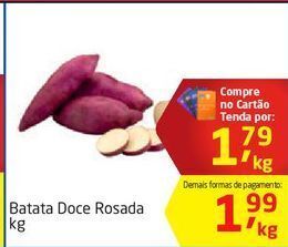 Tenda Atacado Batata doce rosada kg oferta