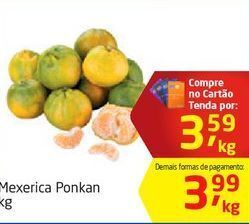 Tenda Atacado Mexerica ponkan kg oferta
