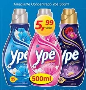 Supermercados Guanabara Amaciante Concentrado Ype 500ml oferta