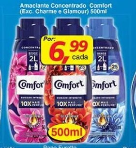 Supermercados Guanabara Amaciante Concentrado Comfort 500ml oferta