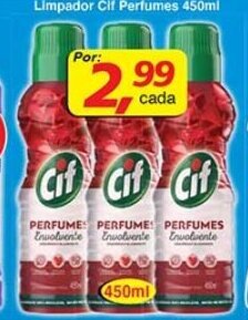 Supermercados Guanabara Limpador Cif Perfumes 450ml oferta