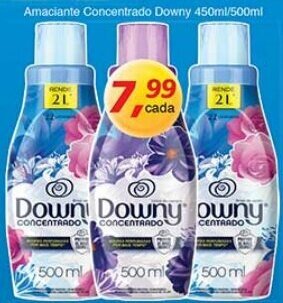 Supermercados Guanabara Amaciante Concentrado Downy 450ml/500ml oferta