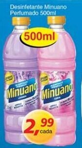 Supermercados Guanabara Desinfetante Minuano Perfumado 500ml oferta