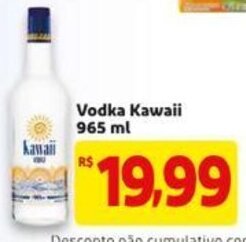 Mercado Extra Vodka Kawaii 965ml oferta