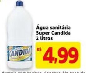 Mercado Extra Agua Sanitaria Super Candida 2L oferta