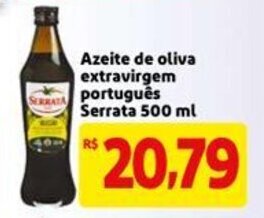 Azeite de Oliva Extra Virgem portugues Serrata 500ml