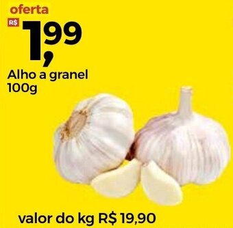 Frangolândia Alho a granel 100g oferta