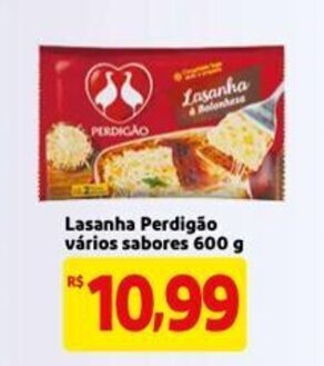 Mercado Extra Lasanha Perdigao varios sabores 600g oferta