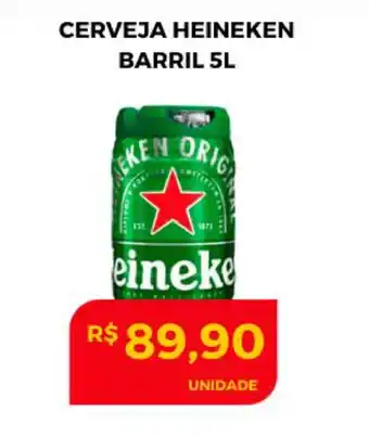 Cerveja Heineken Barril 5L