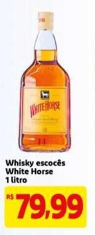 Mercado Extra Whisky escoces White Horse 1L oferta