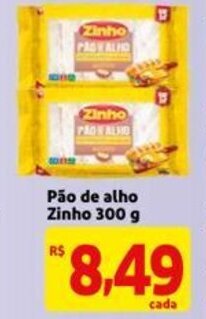 Mercado Extra Pao de Alho Zinho 300g oferta