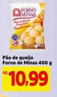 Mercado Extra Pao de queijo Forno de Minas 400g oferta