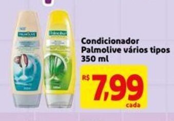 Mercado Extra Condicionador Palmolive varios tipos 350ml oferta