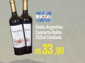 Mart Minas Vinho argentino concerto roble 750ml oferta