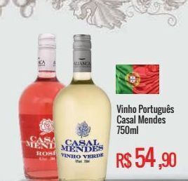 Mart Minas Vinho portugues casal mendes 750ml oferta