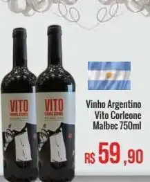 Mart Minas Vinho argentino vito corleone malbec 750ml oferta