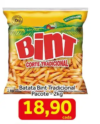 Shibata Supermercados Batata Bint Tradicional pacote 2kg oferta