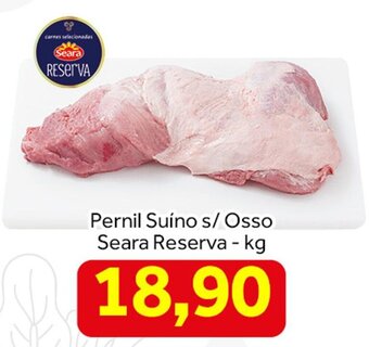 Shibata Supermercados Pernil Suino s/ Osso Seara Reserva 1kg oferta