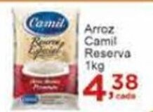 Rossi Supermercado Arroz Camil Reserva 1kg oferta