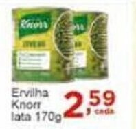 Rossi Supermercado Ervilha Knorr lata 170g oferta