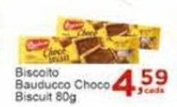 Rossi Supermercado Biscoito Bauducco Choco Biscuit 80g oferta