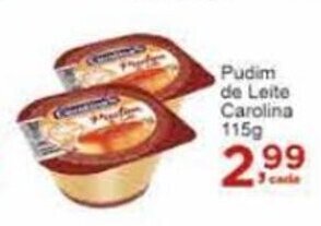 Rossi Supermercado Pudim de Leite Carolina 115g oferta