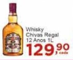 Rossi Supermercado Whisky Chivas Regal 12 anos 1L oferta