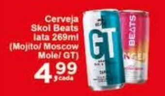 Rossi Supermercado Cerveja Skol Beats lata 269ml oferta