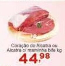 Rossi Supermercado Coracao do Alacatra ou Alcatra c/ Maminha Bife 1kg oferta
